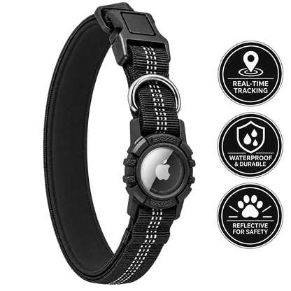 Pawloc™ - Dog Collar with Waterproof AirTag Case