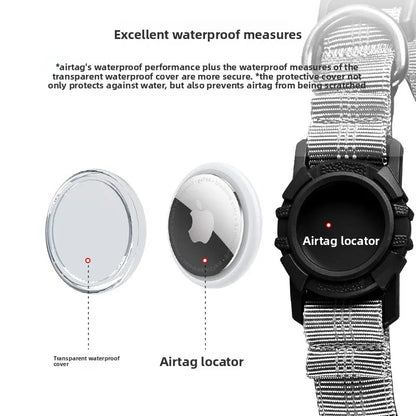 Pawloc™ - Dog Collar with Waterproof AirTag Case